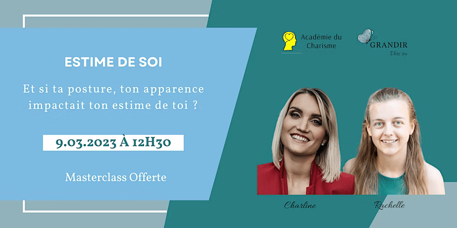 Masterclass Estime de soi 9 mars 2023